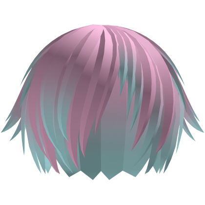 ᨳ𐔌՞҂ ˕ ֊՞𐦯ᜊ pastel pink blue tousled emo hair Roblox item