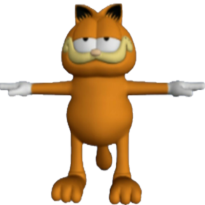 garfield transparent Roblox decal