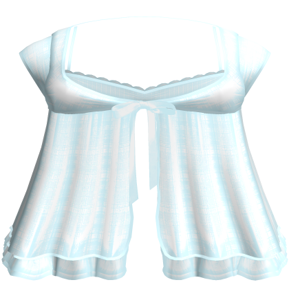 Pastel Blue Cute Top Gothic Doll Dress 