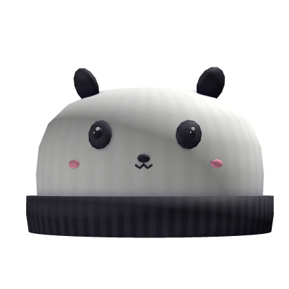 Panda Cub Plush Beanie