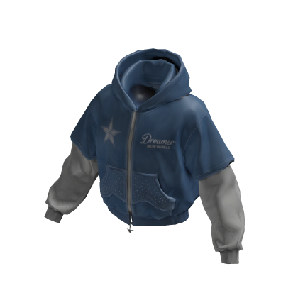 Blue Dreamer Star Hoodie thumbnail