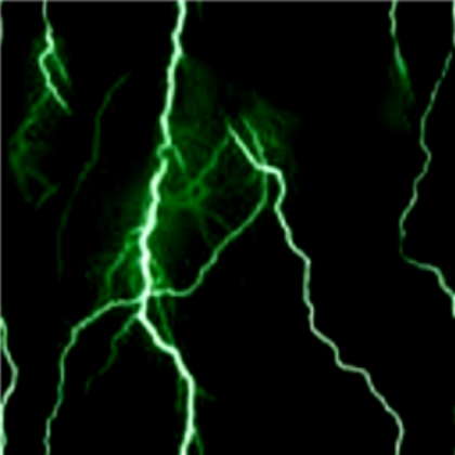 Green Lightning Roblox decal