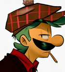 The Luigi fan group.