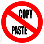 anti Copy paste