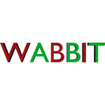 Festive "WABBIT" Head Tag