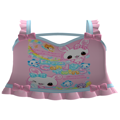 Pink mezzo piano tweencore bow cami
