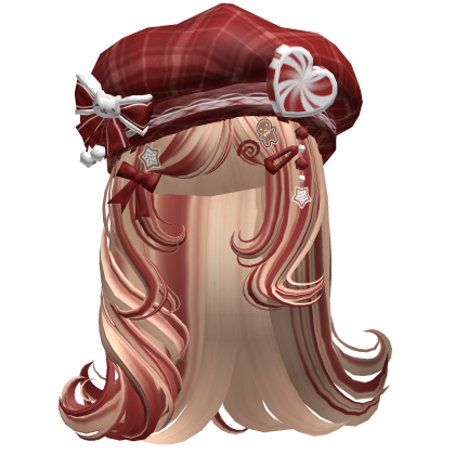 ♡ Christmas Fluffy Beret Combo (Blonde & Red)