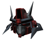 Crimson Mecha Deathlord Helmet