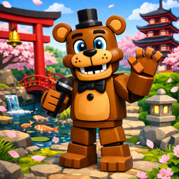 ⛩️🏯Japanesse temple with Freddy Fazbear🐻🎤