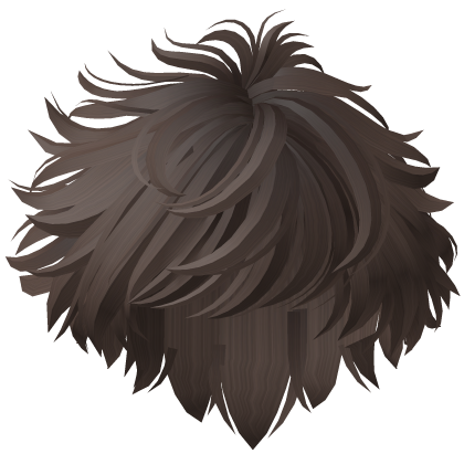 Cute emo brown wispy boy hair Roblox item
