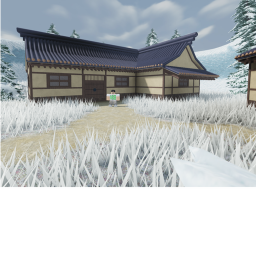 Winter Korea house