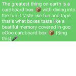 Cardboard bOx!