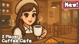☕2 Player Coffee Cafe Tycoon! 🍵