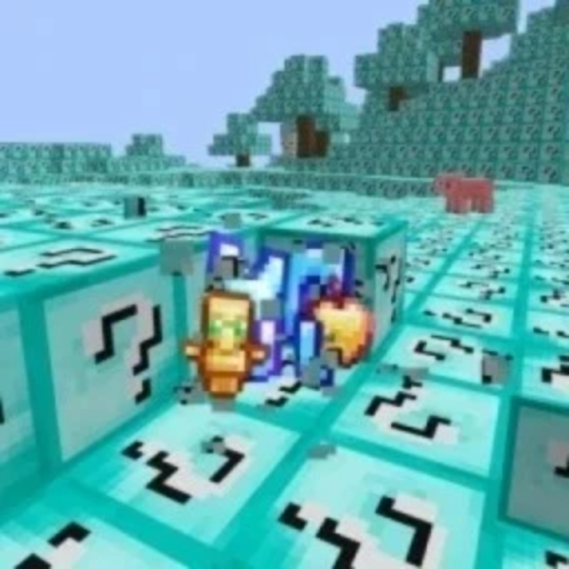 ⛏️ModdedCraft💙 (DIAMOND LUCKY BLOCKS) official Roblox game thumbnail