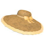 Aesthetic Orange Summer Hat
