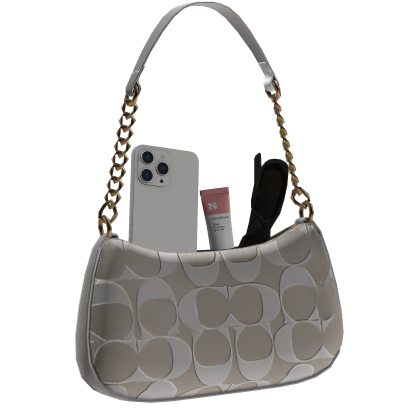 Trendy Girl Bag Beige White (3.0)
