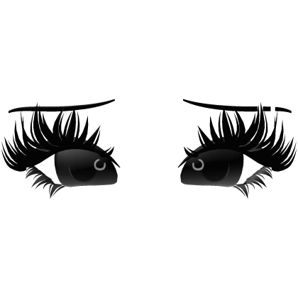 ♡ cute lashes w eyes + eyebrows