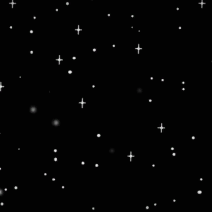  Night Space Stars Black