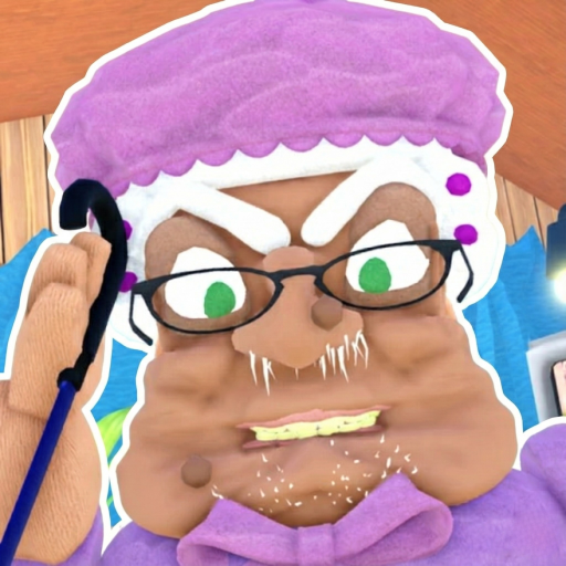 EVIL GRANDMA ESCAPE! (FIRST PERSON OBBY!)