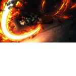 Legendary fire katana