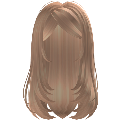 Girly Pretty Long Layered Silky Hair (Blonde)