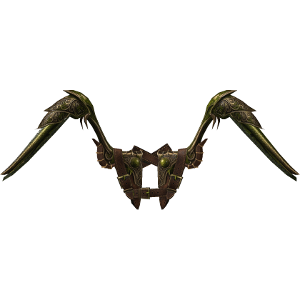 (Pt 1) Aged Ivy Green Icarus Wings Shell (Addon) Roblox item
