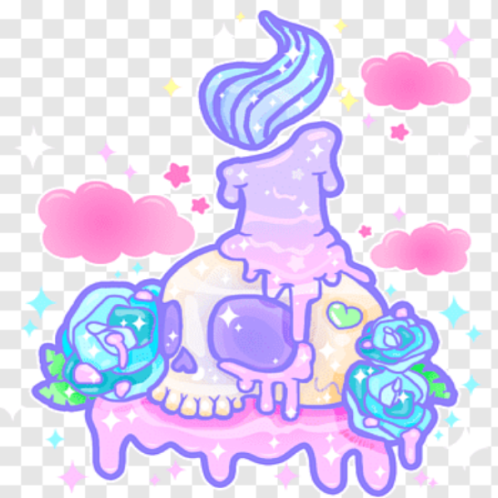 Pastel Goth Candle Roblox decal