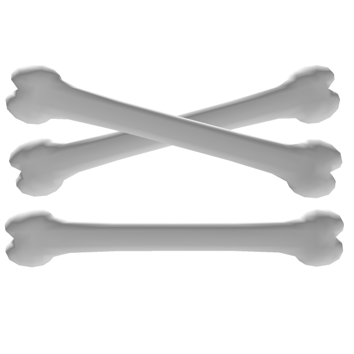 White Bone Hair Clip 