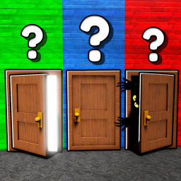 50/50 Haunted Pick A Door Obby! 👻