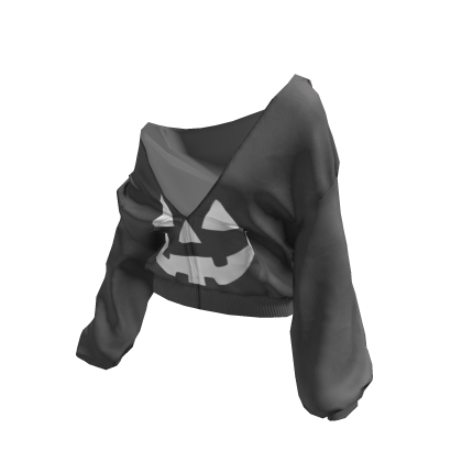 🎃 Halloween Pullover Baggy Hoodie Grey