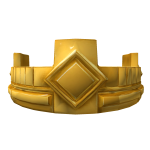 (CODE: H3F) 24K Gold Block Crown