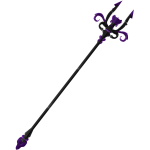 Purple Flower Staff