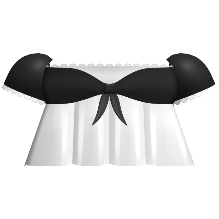 sweet black bow puff sleeve frilly flowy top
