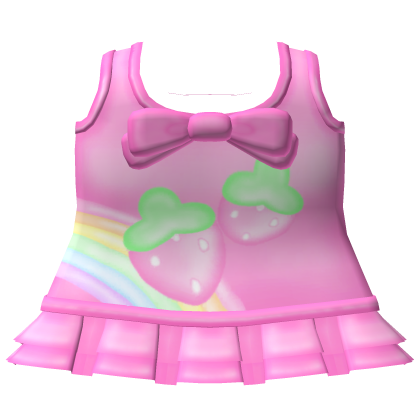 ♡ :  cutesy pink strawberry dress 