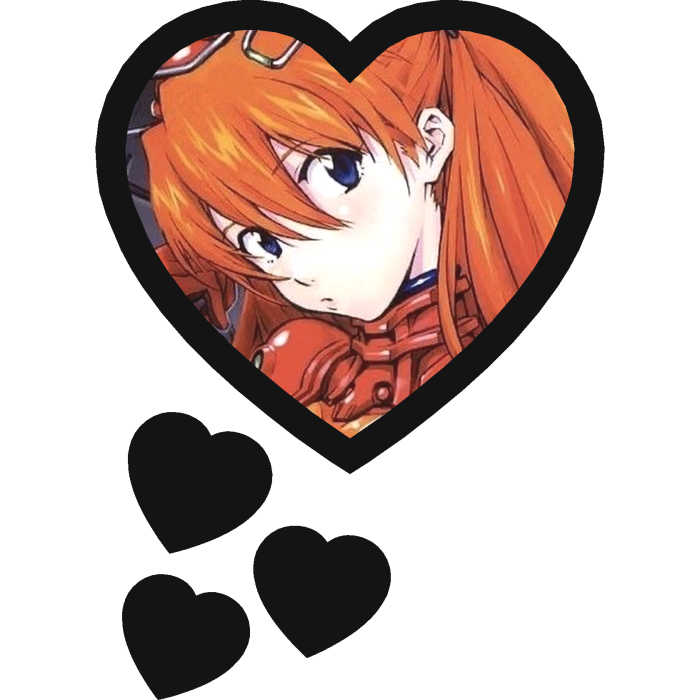 Asuka Langley Thinking Hearts Neon Genesis NGE