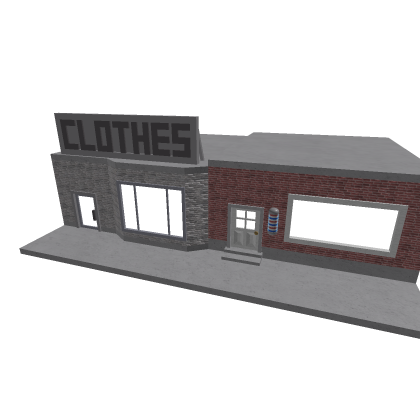 Two very poorly made buildings