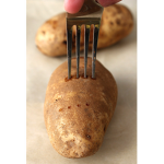 fork in potato