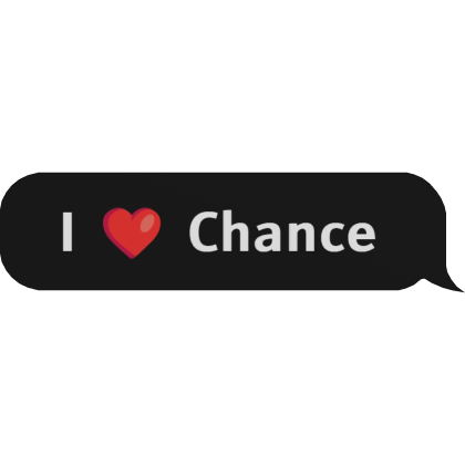 I Love Chance Text Bubble [Forsaken]
