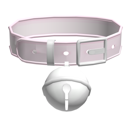 ♡ : (3.0) kawaii pink collar w/ giant bell