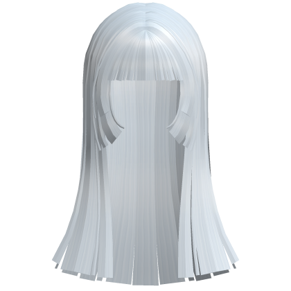 cute shoujo doll long hime cut in white