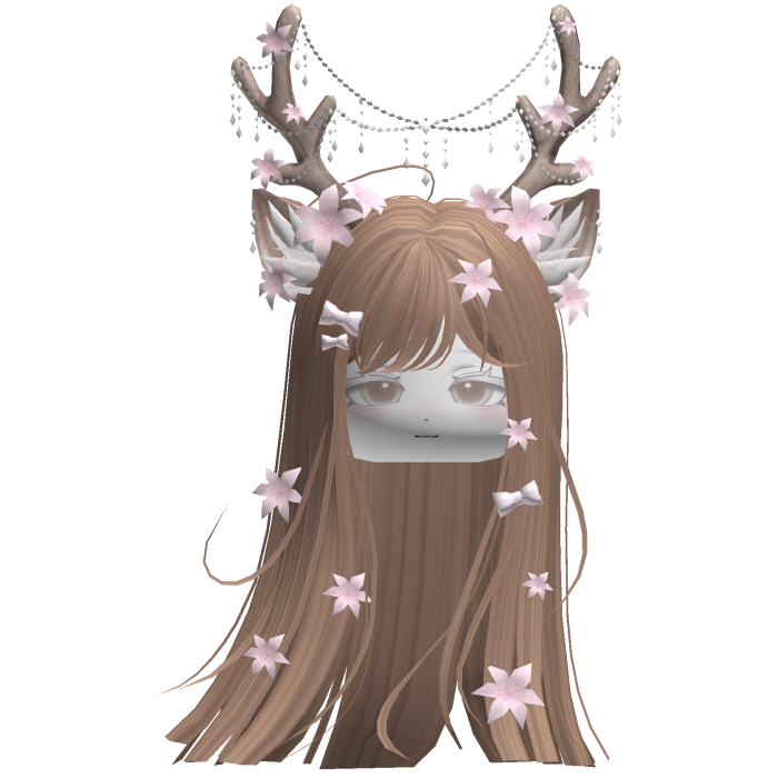 Ethereal Christmas Fairy Fawn Hair w/ Antlers