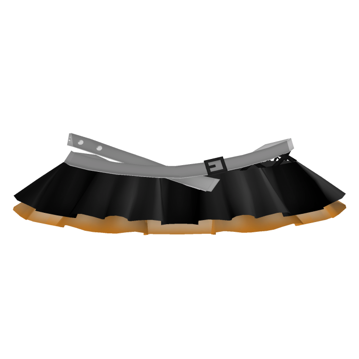 Orange Halloween Witch Corset Skirt