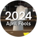 2024 April Fools Event Roblox badge thumbnail