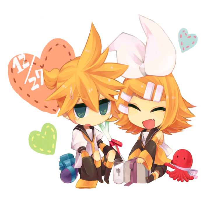 chibi rin and len Roblox decal