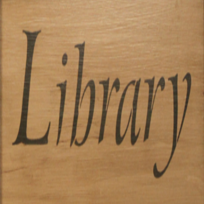 Library sign Roblox decal