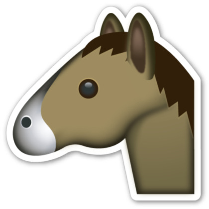 Horse Emoji Roblox decal