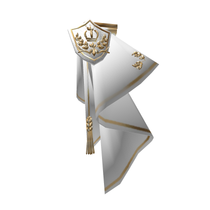 White Royal Knight's Cape