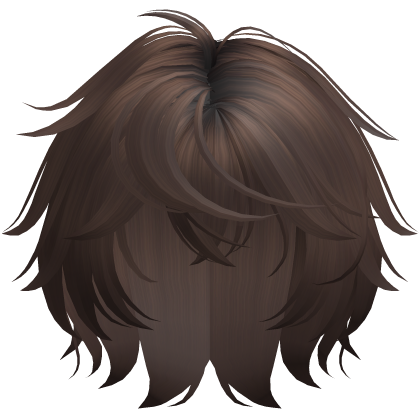 Brown Messy Anime Stylish Boy Hair Roblox item