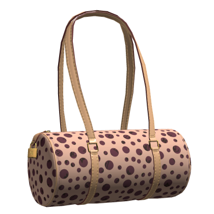 Purple Polka Dot Designer Bag