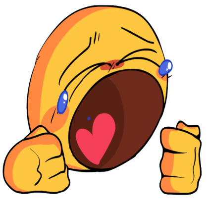 Crying Emoji Down FNF Roblox decal